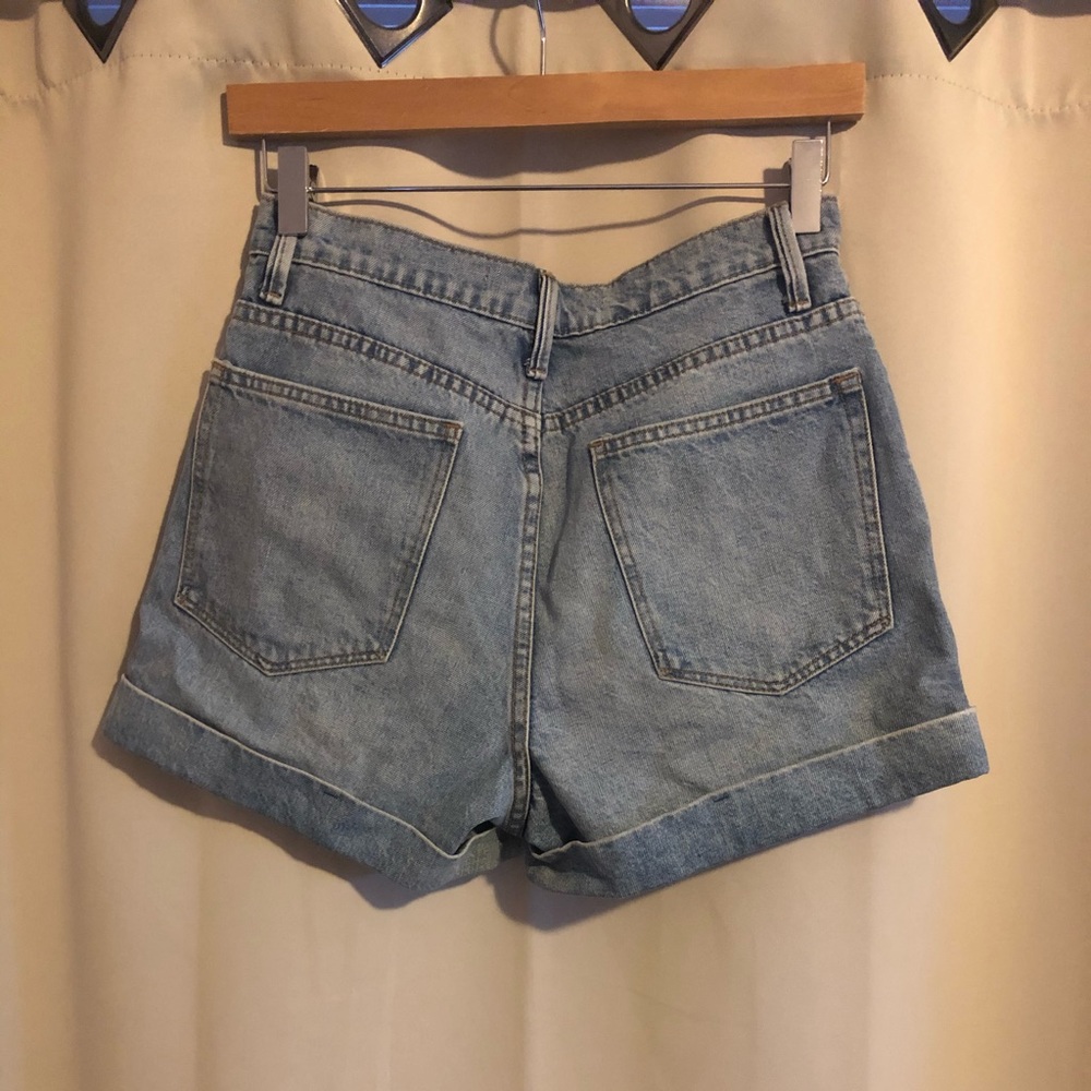 Non Stretch Super High Rise Shorts - Picture 3 of 3